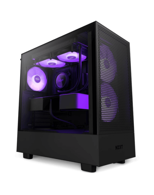  NZXT H5 (2023) Flow RGB Edition ATX Mid Tower Black Case